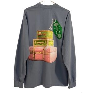 APLASTICPLANT Long Sleeve Shirt Hotel 219 Chicago Men’s Large RARE